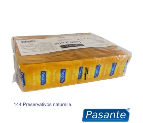 PASANTE - CONDOMS NATURELLE BAG 144 UNITS