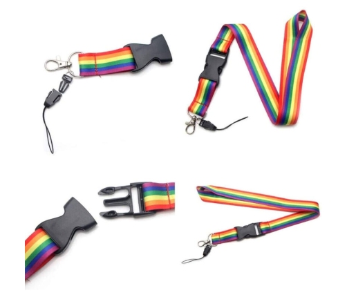 PRIDE - LGBT FLAG LANYARD