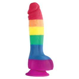 PRIDE - LGBT FLAG DILDO 15 CM PRIDE - LGBT FLAG DILDO 15 CM