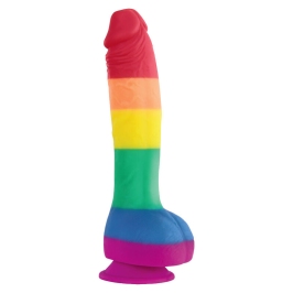 PRIDE - LGBT FLAG DILDO 19 CM PRIDE - LGBT FLAG DILDO 19 CM