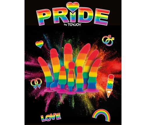 PRIDE - LGBT FLAG PLUG HUNK 10.5 CM