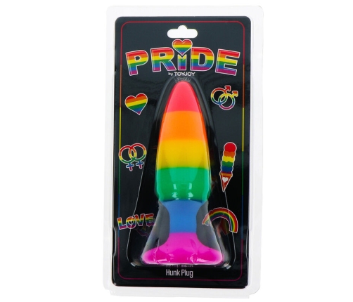 PRIDE - LGBT FLAG PLUG HUNK 10.5 CM