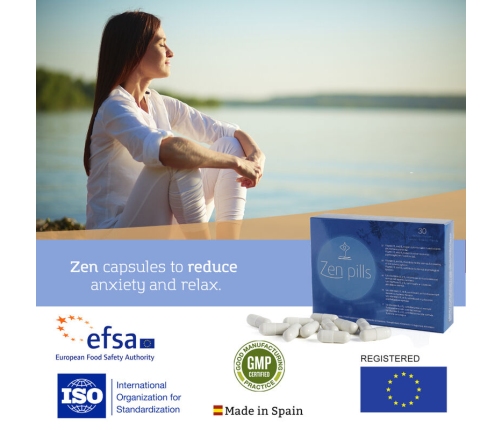 500 COSMETICS - ZEN PILLS CAPSULES TO REDUCE ANXIETY