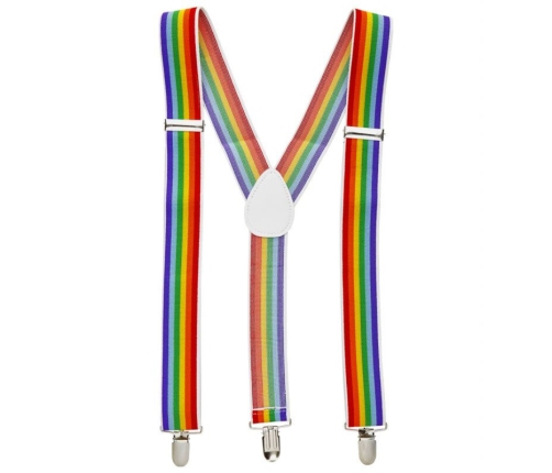 PRIDE - LGBT FLAG SUSPENDERS