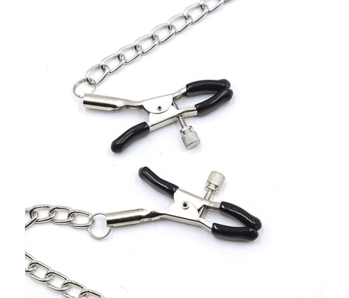 OHMAMA FETISH BLACK BALL GAG WITH NIPPLE CLAMPS