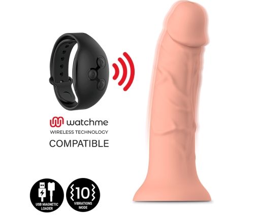 MYTHOLOGY - ASHER ORIGINAL DILDO S - VIBRATOR COMPATIBLE WITH WATCHME WIRELESS TECHNOLOGY