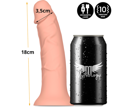 MYTHOLOGY - ASHER ORIGINAL DILDO S - VIBRATOR COMPATIBLE WITH WATCHME WIRELESS TECHNOLOGY