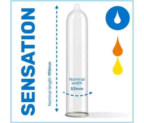 PASANTE - CONDOMS TROPICAL BAG 144 UNITS