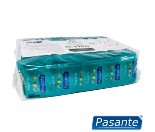 PASANTE - CONDOMS TROPICAL BAG 144 UNITS