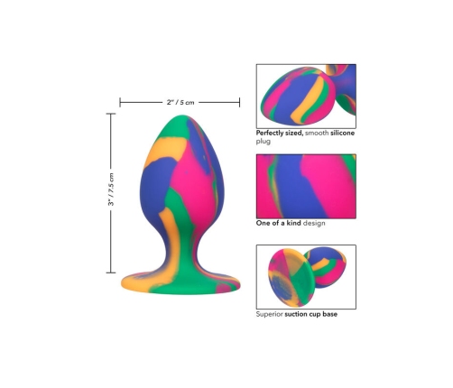 CALEXOTICS - CHEEKY MEDIUM TIE-DYE PLUG ANAL