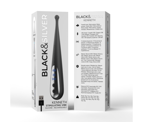 BLACK&SILVER - KENNETH STIMULATING VIBE