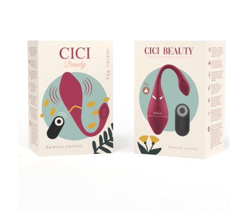 CICI BEAUTY - PREMIUM SILICONE EGG VIBRATOR REMOTE CONTROL