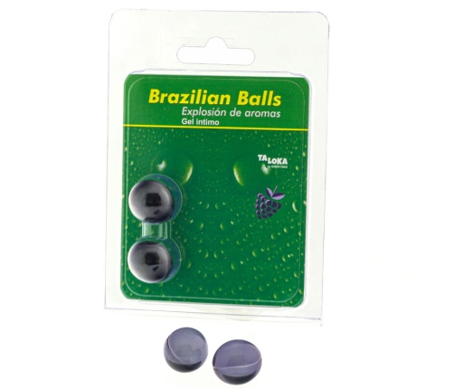 TALOKA - 2 BRAZILIAN BALLS BERRIES INTIMATE GEL