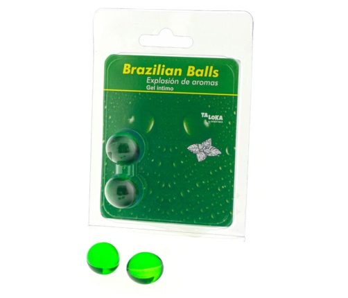 TALOKA - 2 BRAZILIAN BALLS MINT INTIMATE GEL