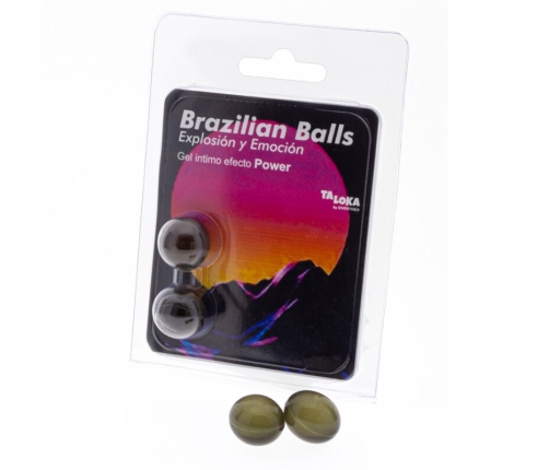 TALOKA - 2 BRAZILIAN BALLS POWER EFFECT EXCITING GEL