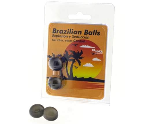 TALOKA - 2 BRAZILIAN BALLS COMFORT EFFECT EXCITING GEL