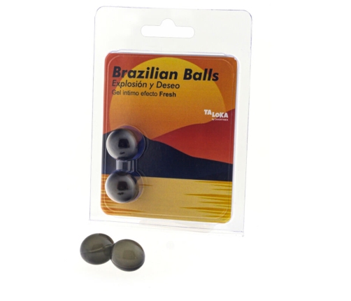 TALOKA - 2 BRAZILIAN BALLS FRESH EFFECT EXCITING GEL