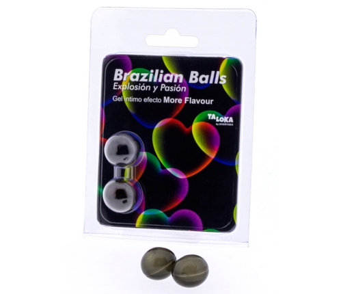 TALOKA - 2 BRAZILIAN BALLS MORE FLAVOUR EFFECT EXCITING GEL
