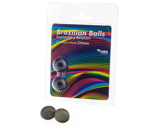 TALOKA - BRAZILIAN BALLS GEL EXCITANTE EFECTO CLIMAX 2 BOLAS