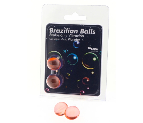 TALOKA - 2 BRAZILIAN BALLS VIBRATING EFFECT EXCITING GEL