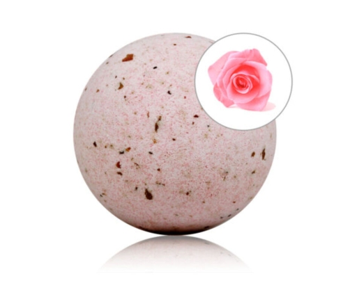 TALOKA - ROSES SCENTED BATH BOMB WITH ROSE PETALS