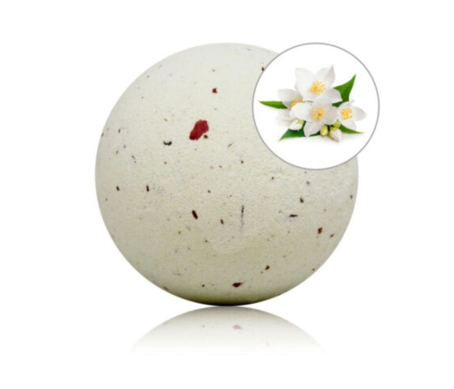 TALOKA - JASMINE SCENTED BATH BOMB WITH ROSE PETALS