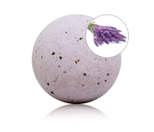 TALOKA - LAVENDER SCENTED BATH BOMB WITH ROSE PETALS