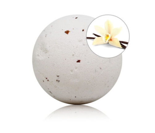 TALOKA - VANILLA SCENTED BATH BOMB WITH ROSE PETALS