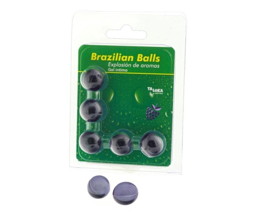 TALOKA - 5 BRAZILIAN BALLS BERRIES INTIMATE GEL