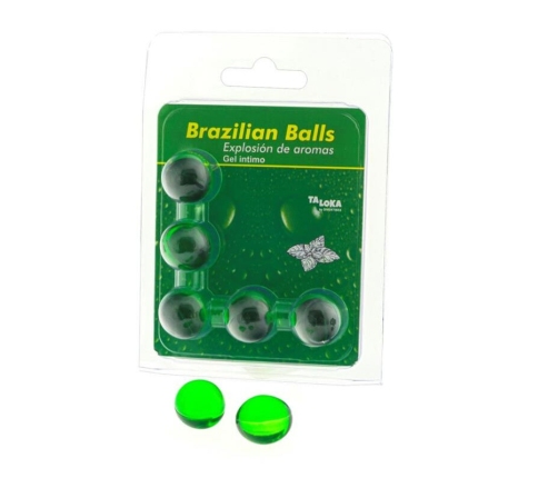 TALOKA - 5 BRAZILIAN BALLS MINT INTIMATE GEL