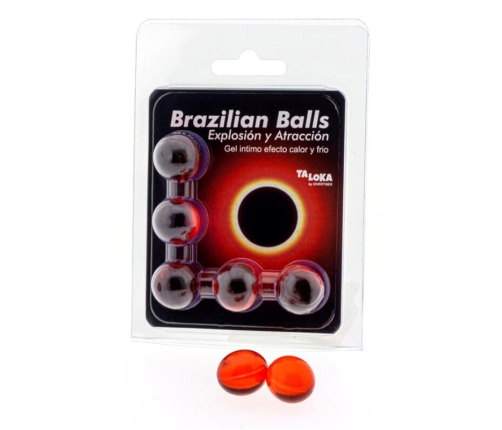 TALOKA - 5 BRAZILIAN BALLS HOT & COLD EFFECT EXCITING GEL