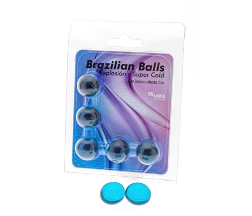 TALOKA - 5 BRAZILIAN BALLS COLD EFFECT EXCITING GEL