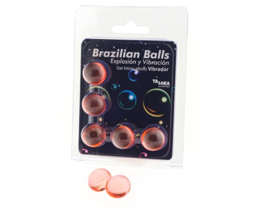 TALOKA - 5 BRAZILIAN BALLS VIBRATING EFFECT EXCITING GEL