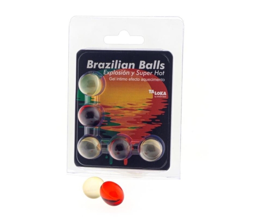 TALOKA - BRAZILIAN BALLS GEL EXCITANTE EFECTO SUPER CALIENTE 5 BOLAS