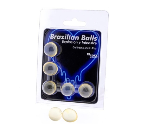 TALOKA - 5 BRAZILIAN BALLS COLD & VIBRATION EFFECT EXCITING GEL