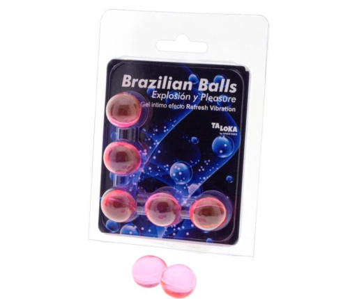 TALOKA - 5 BRAZILIAN BALLS REFRESH VIBRATING EFFECT EXCITING GEL