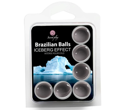 SECRET PLAY SET 6 BRAZILIAN BALLS ICEBERG EFFECT