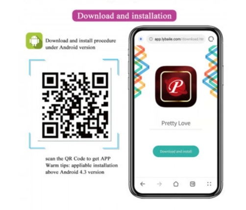 PRETTY LOVE - CATALINA MASAJEADOR FREE APP LILA
