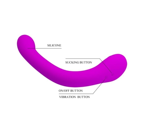 PRETTY LOVE - ALEX LILAC VIBRATOR AND CLITORAL SUCKER