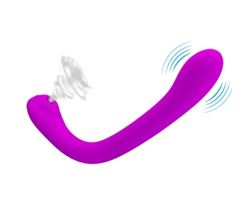 PRETTY LOVE - ALEX LILAC VIBRATOR AND CLITORAL SUCKER