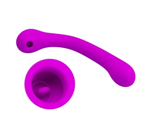 PRETTY LOVE - ALEX LILAC VIBRATOR AND CLITORAL SUCKER