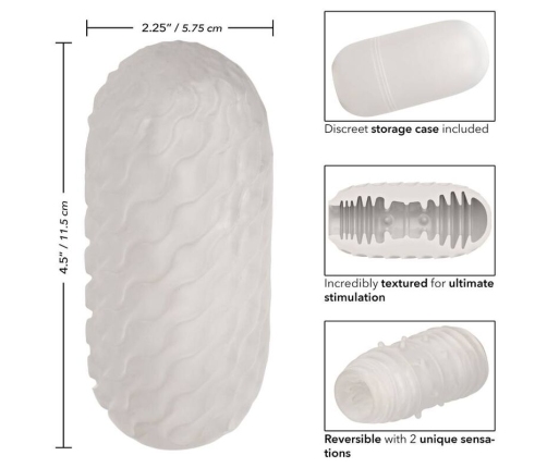 CALEXOTICS - REVERSIBLE RIBBED STROKER
