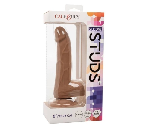 CALEXOTICS - SILICONE STUDS 15.24 CM BROWN