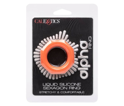 CALEXOTICS - ALPHA SEXAGON RING ORANGE