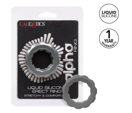 CALEXOTICS - ALPHA ERECT RING GREY