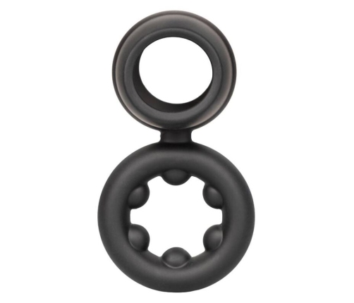CALEXOTICS - ALPHA DUAL MAGNUM RING BLACK