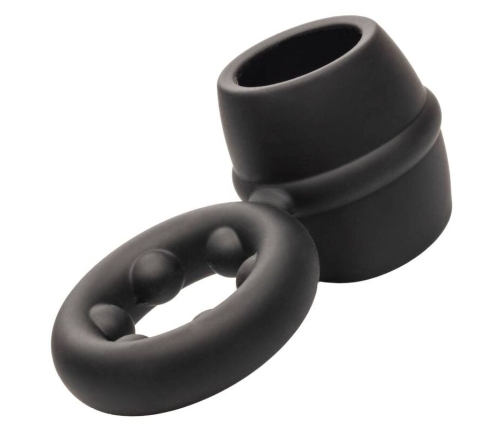 CALEXOTICS - ALPHA DUAL MAGNUM RING BLACK