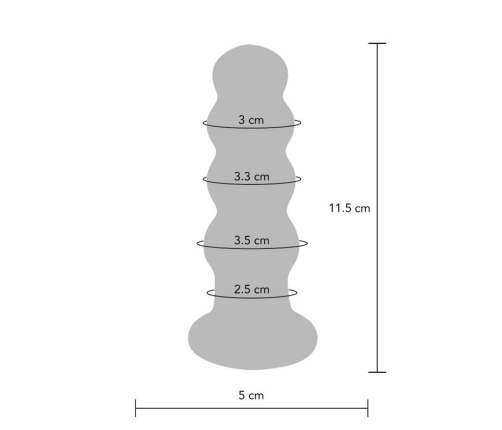 TOYJOY - BUTTOCKS THE RADIANT GLASS BUTTPLUG