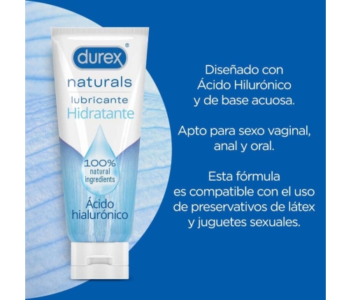 DUREX - NATURALS MOISTURIZING LUBE 100 ML