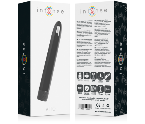 INTENSE - VITO BLACK VIBRATOR